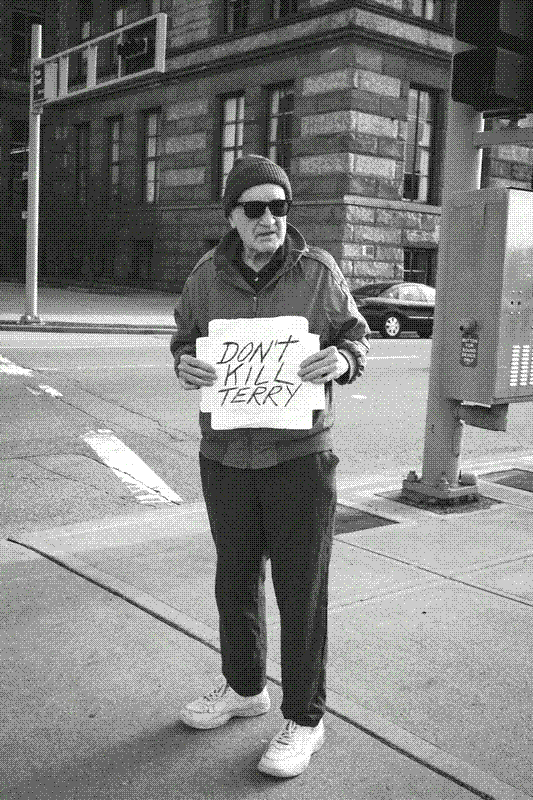 Terri Schiavo protestor