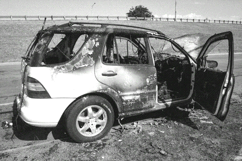 Brake failure and fire