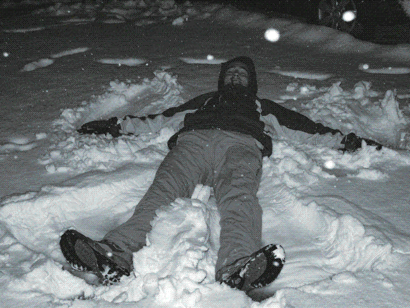 Snowstorm in February